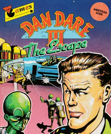 Dan Dare III - The Escape (UK) (1990) (Trainer) box cover front